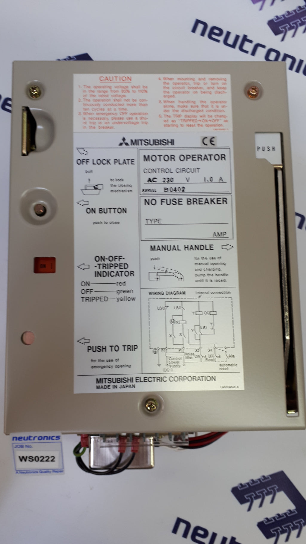 Mitsubishi Fuse Breaker