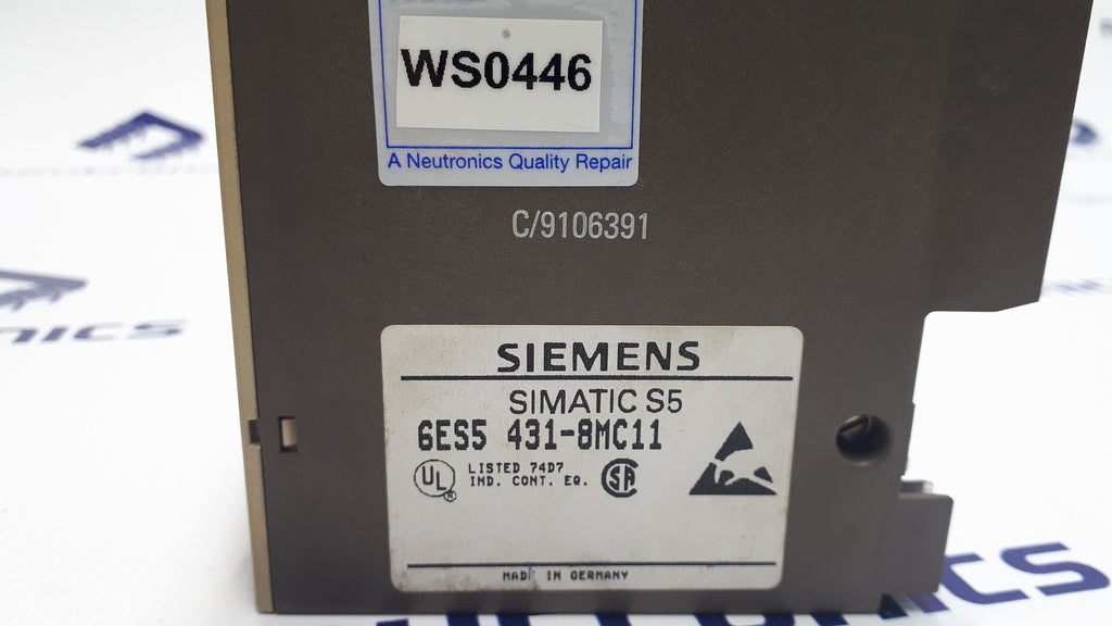 Siemens 6ES5 431-8MC11 Simatic S5 Input Module