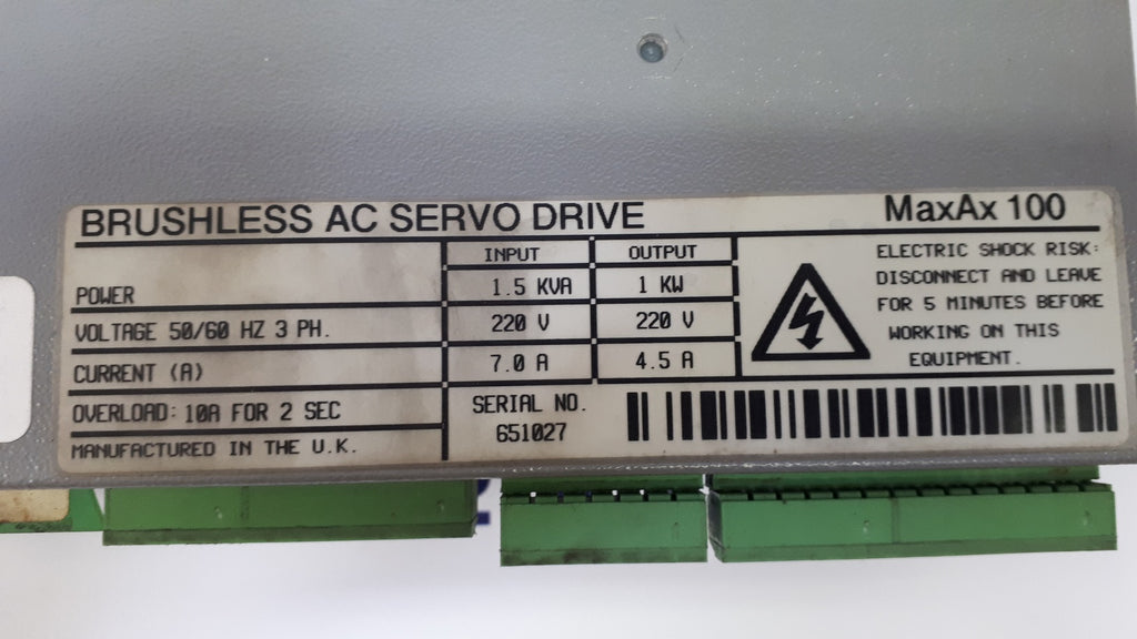 Control Techniques MaxAx 100 Servo Drive