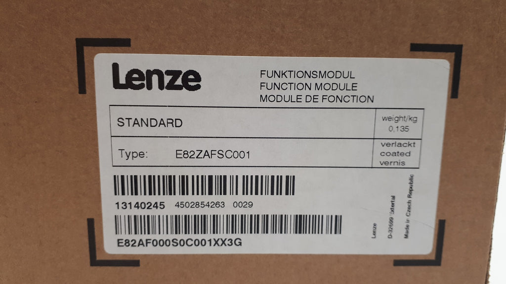 Lenze E82ZAFSC001 I/O Function Module