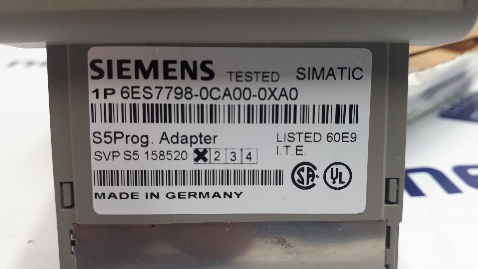 Siemens 6ES7 798-0CA00-0XA0 Simatic PG EPROM Adapter