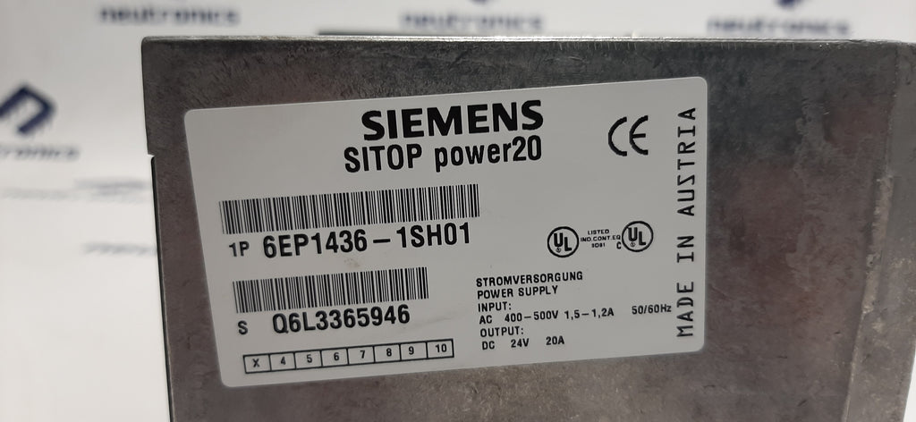 Siemens 6EP1436-1SH01 SITOP power20