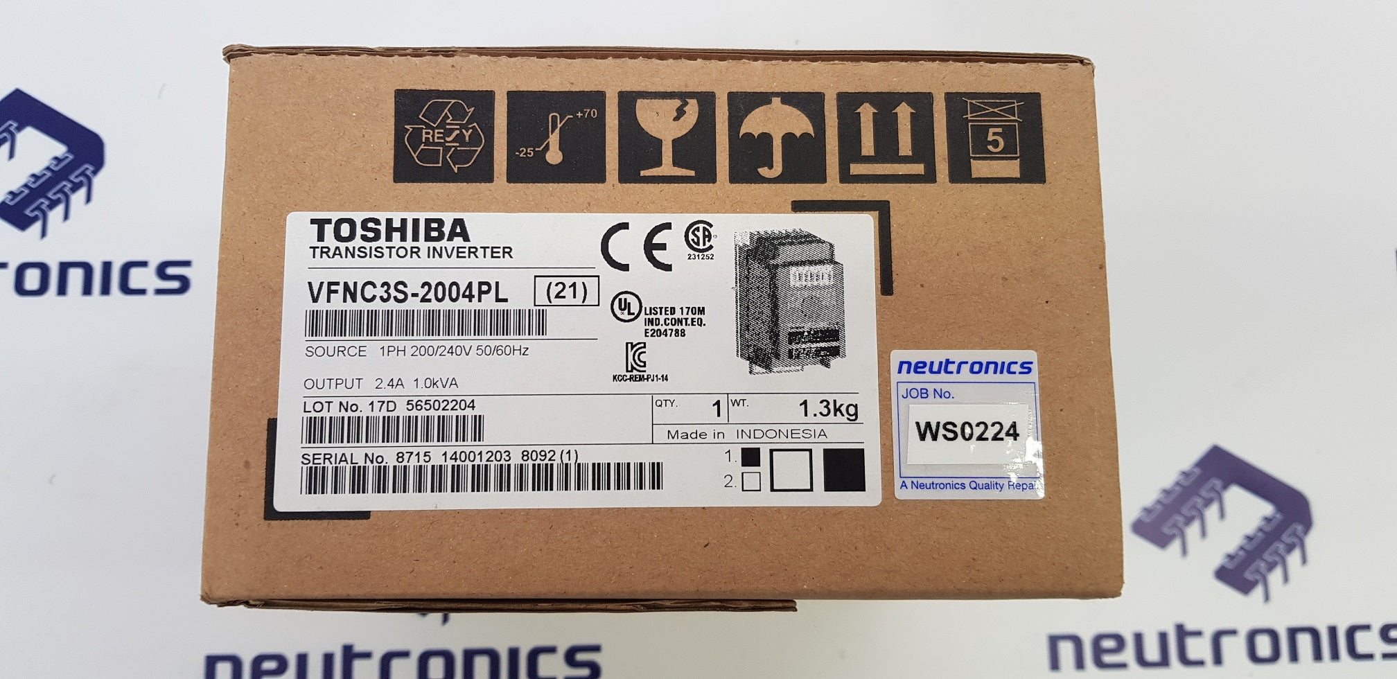 Toshiba VFNC3S-2004PL Inverter