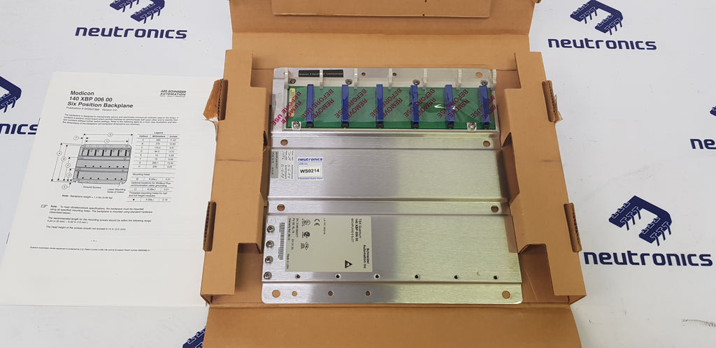 AEG Schneider 140 XBP 006 00 Rack Chassis