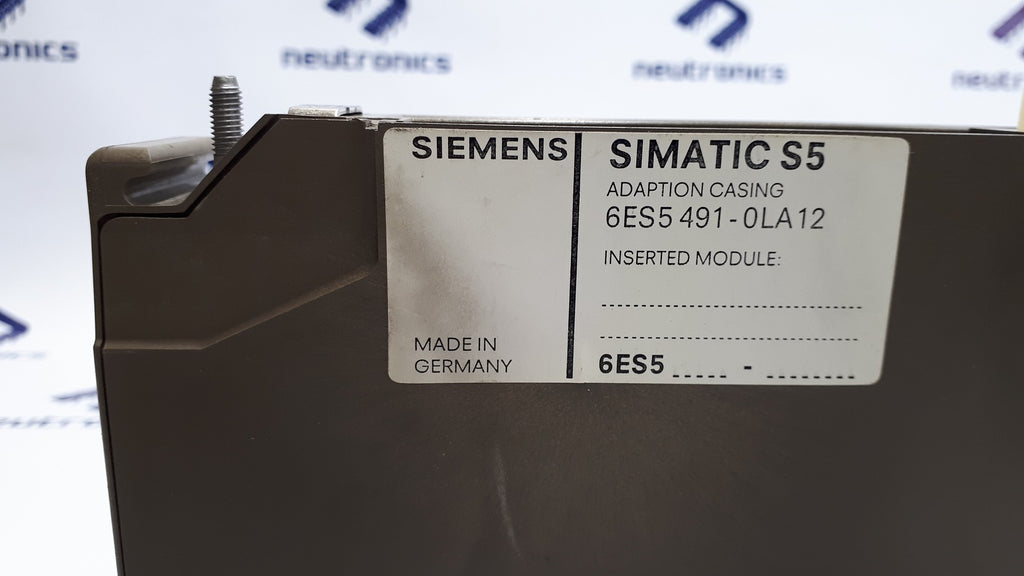 Siemens 6ES5 491-0LA12 Simatic S5 Adaption Casing
