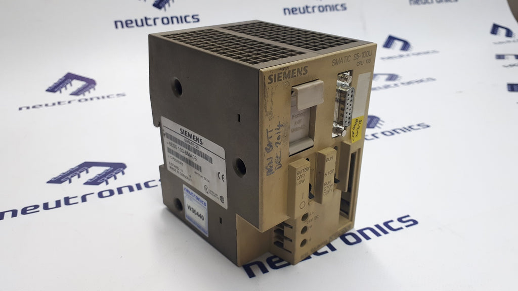 Siemens 6ES5 103-8MA03 Simatic S5-100U CPU 103 Processor Module