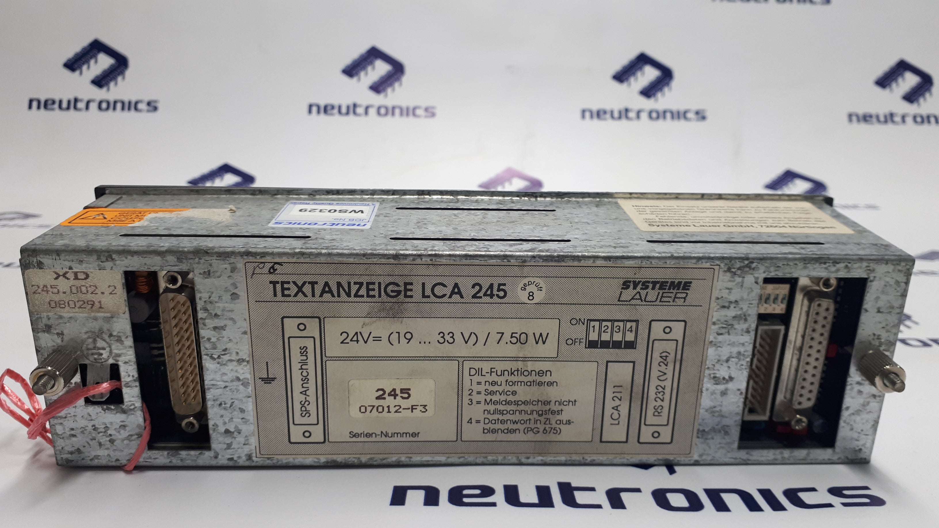 Lauer LCA245 LCA Starline Text Message Display