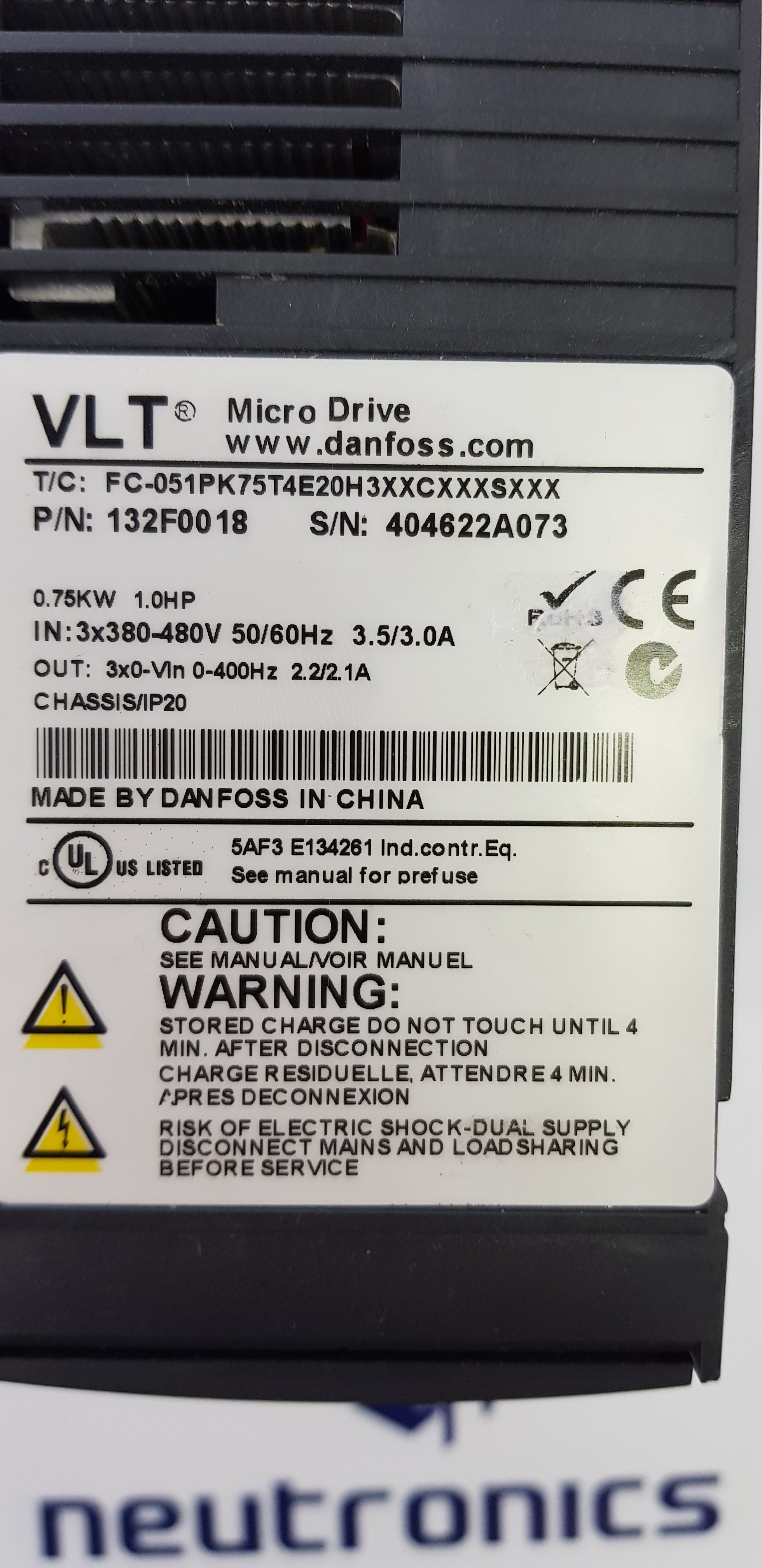 Danfoss VLT 132F0018