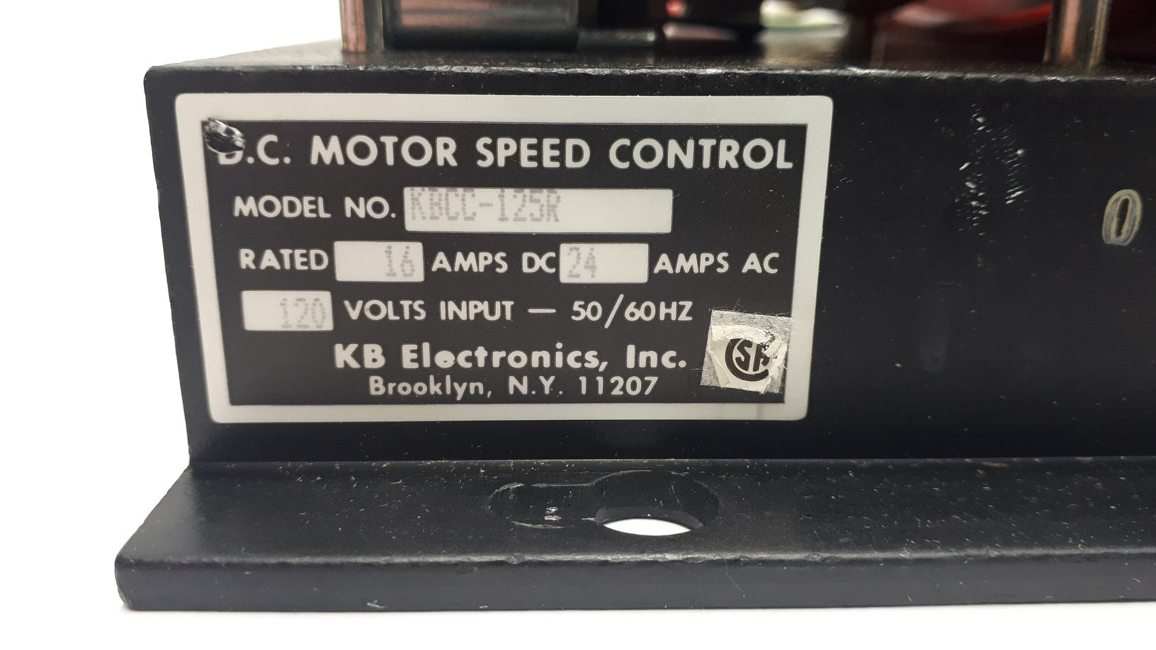 KB Electronics KBCC-125R DC Drive