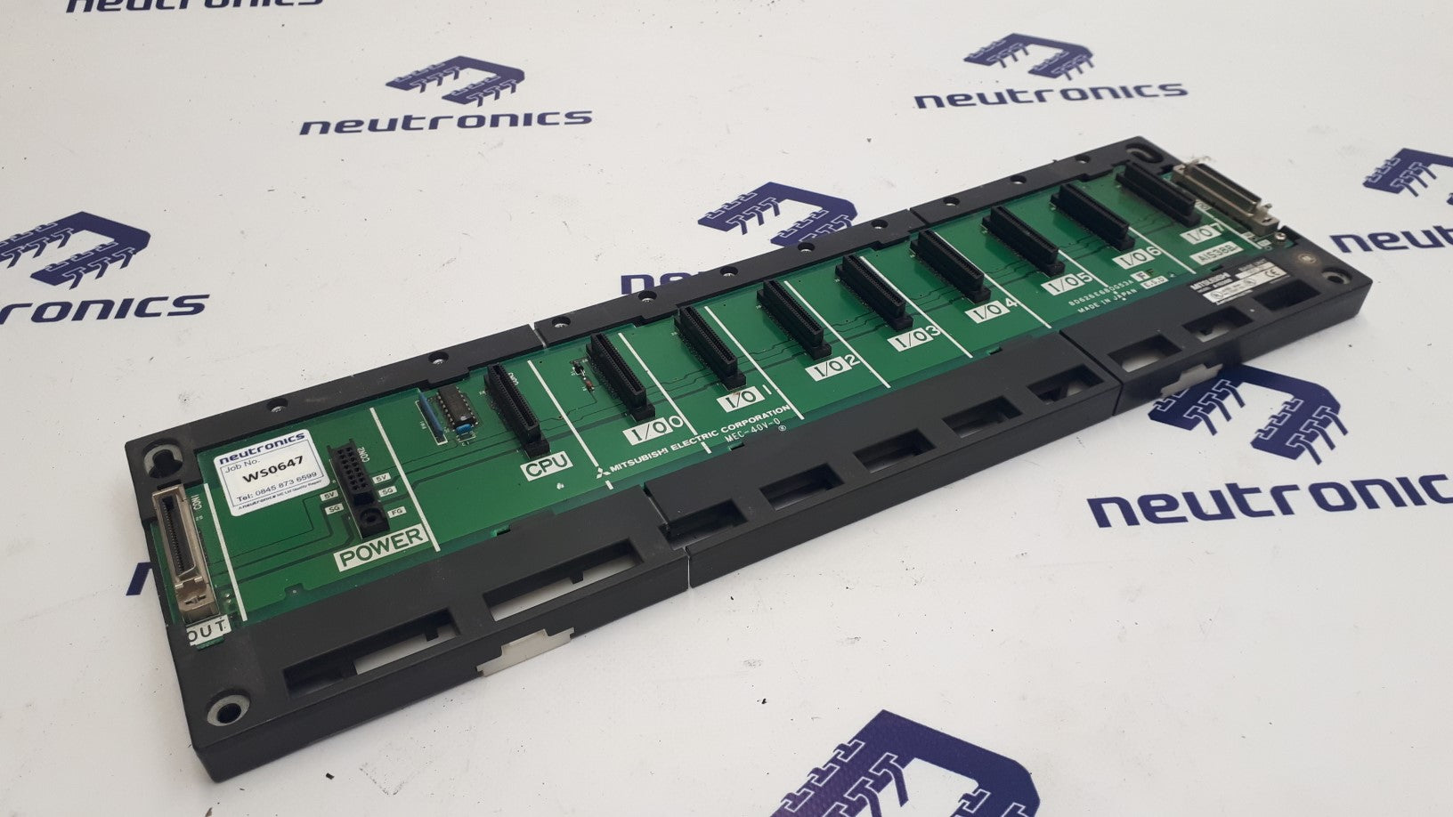 Mitsubishi A1S38B Melsec AnS/QnAS 8 Slot Rack Main Base Unit