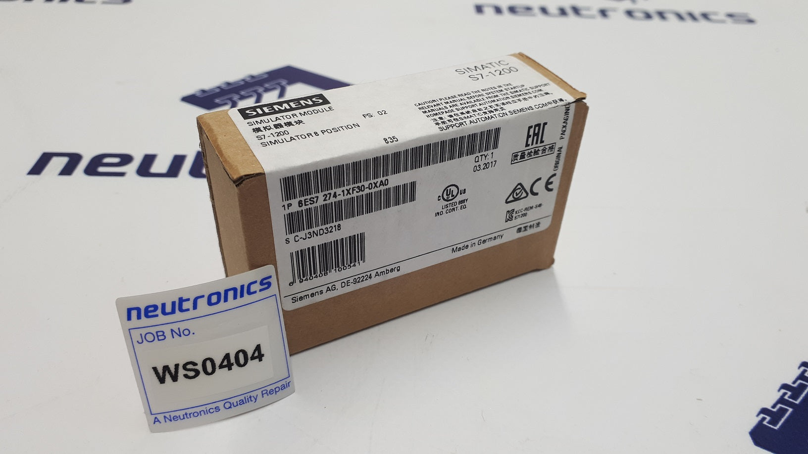 Siemens 6ES7 274-1XF30-0XA0 Simulator Module