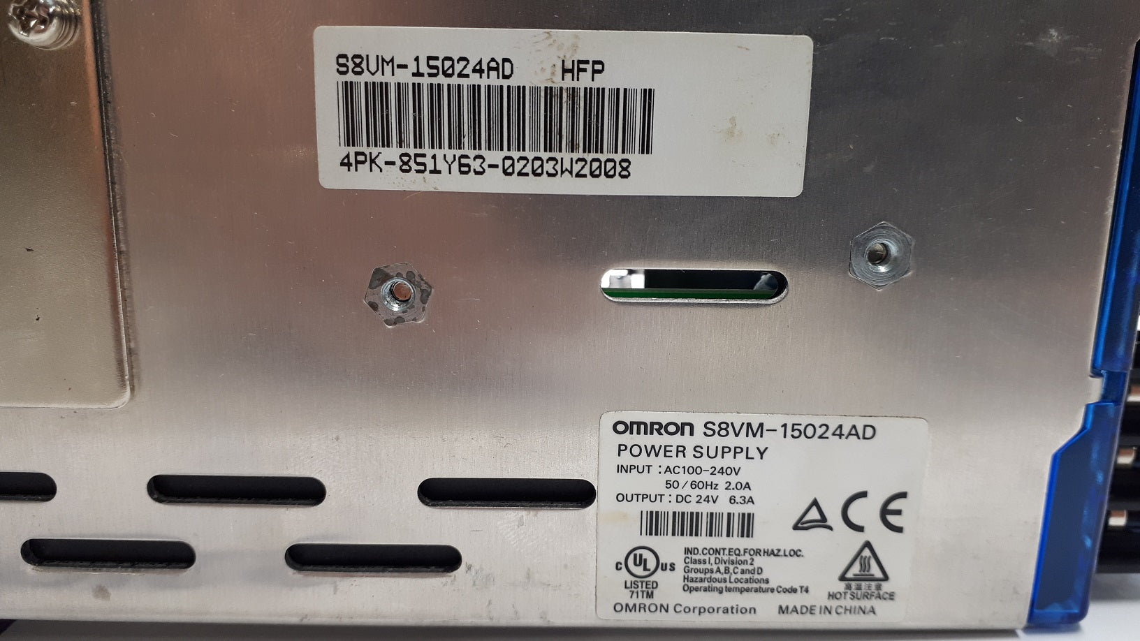 Omron S8VM-15024AD PSU