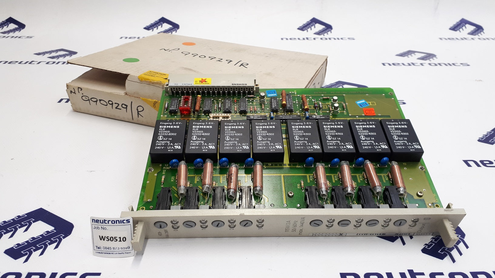 Siemens 6ES5 455-6AA12 Simatic S5 Digital Output Module
