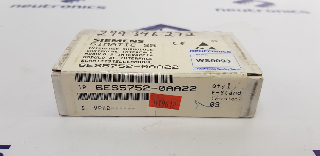 Siemens 6ES5 752-0AA22