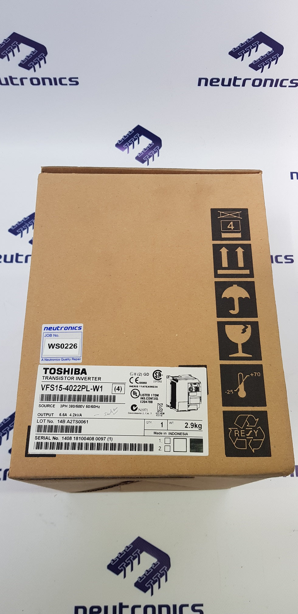 Toshiba VFS15-4022PL-W1 Inverter