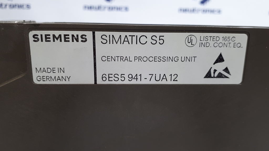 Siemens 6ES5 941-7UA12 Simatic S5 941 CPU