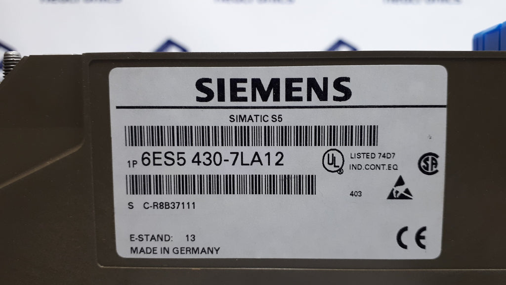 Siemens 6ES5 430-7LA12 Simatic S5 Input Module