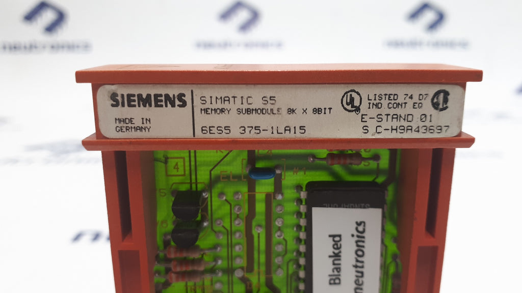 Siemens 6ES5 375-1LA15 Simatic S5 Memory Submodule 8K x 8Bit