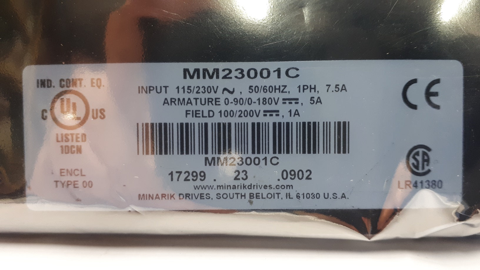 Minarik Drives MM23001C Drive
