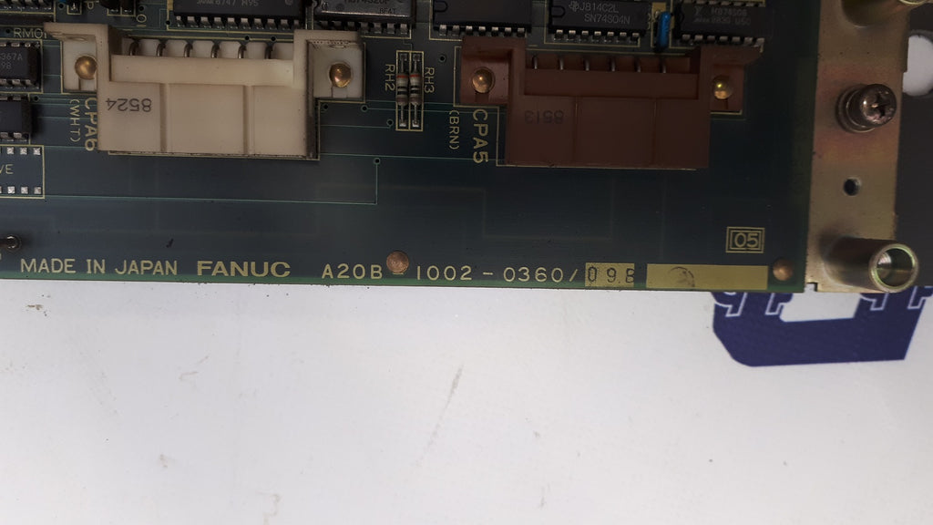 Fanuc A20B-1002-0360/09B / A02B-0098-B501 Master Board + Mount Plate