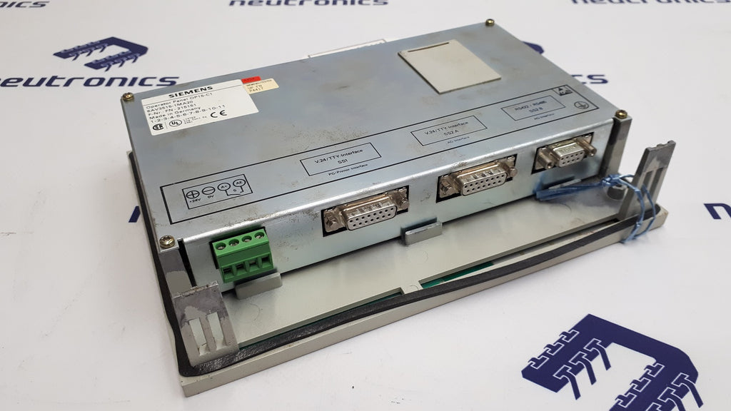 Siemens 6AV 3515-1MA20 Simatic OP15/C1 4 Line Display Operator Panel