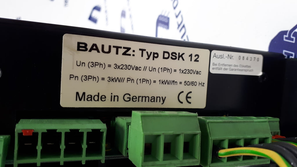 Bautz DSK12-C8-000-AA-ES3 DC Servo Drive